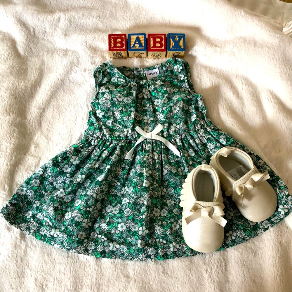 Carter Set:Summer dress & shoes
